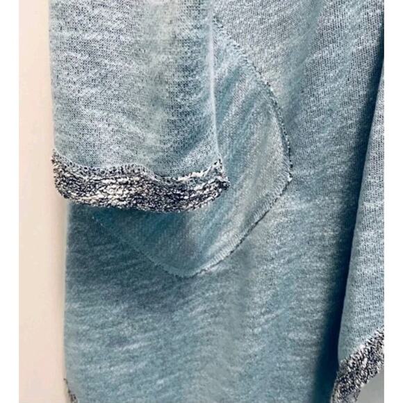 Ruby Rd Hoodie Open Cardigan Blue/Gray Pockets NWOT Med - Picture 4 of 7